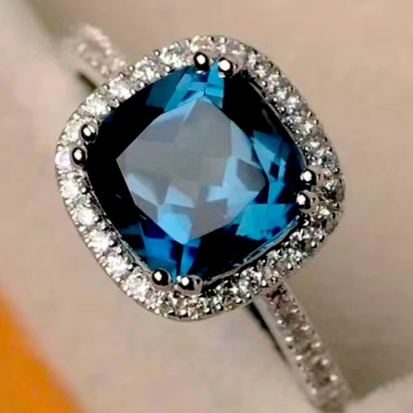 Rings are listed right now for $28 Sterling silver plated semi precious stones - Picture 4 of 16